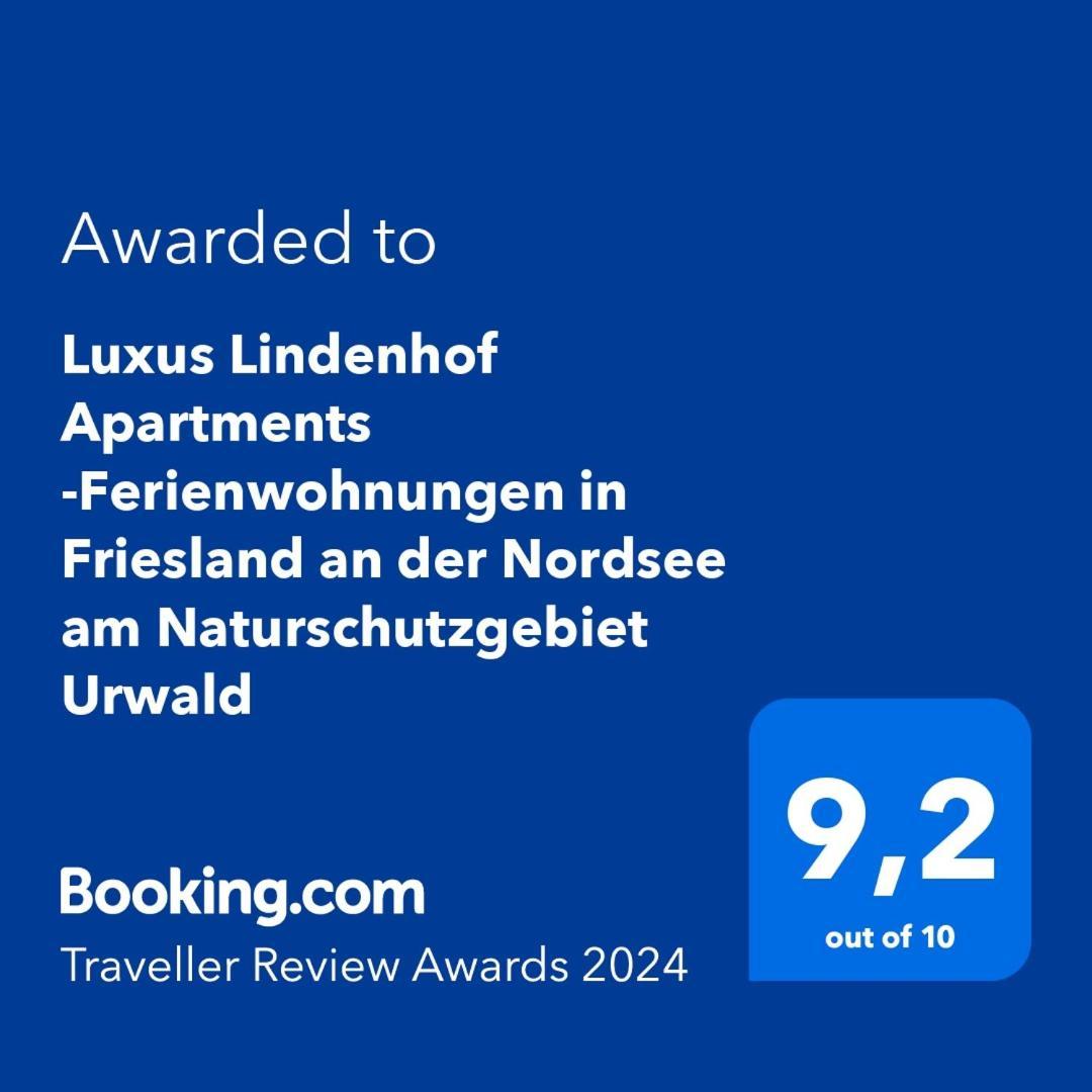 Luxus Lindenhof Apartments -Ferienwohnungen In Friesland An Der Nordsee Am Naturschutzgebiet Urwald Neuenburg  Extérieur photo